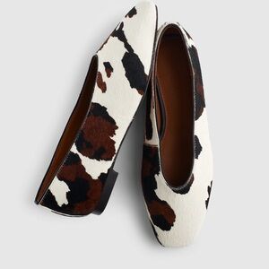 NEW Madewell Cow Print Flats | Mylie Ballet Flat
